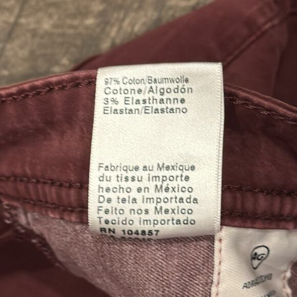 AG Adriano Goldschmied Men's The Everett Slim Straight Twill Pants Size 38x32 - Picture 9 of 9